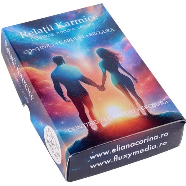 Relatii karmice: Fidelitate, tradare, secrete. Set de carduri - Eliana Corina Ionita