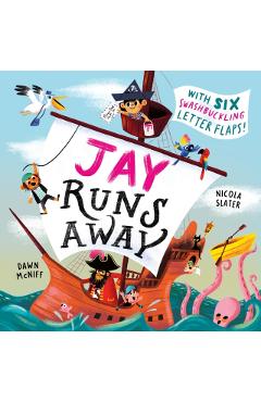 Coperta cărții 'Jay Runs Away - Dawn Mcniff'