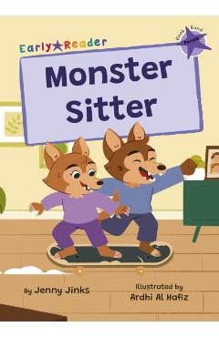 Coperta cărții 'Monster Sitter - Jenny Jinks'