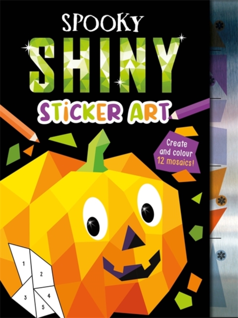 Coperta cărții 'Spooky Shiny Sticker Art -'