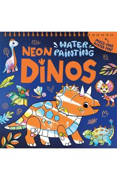 Coperta cărții 'Neon Dinos -'