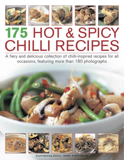 Coperta cărții '175 Hot & Spicy Chilli Recipes - Jenni Fleetwood'