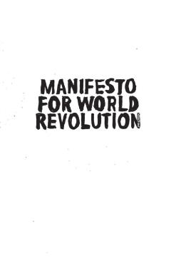 Manifesto for World Revolution 2nd edition - Kalle|inoue Lasn