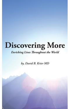 Coperta cărții 'Discovering More - David B. Krier'
