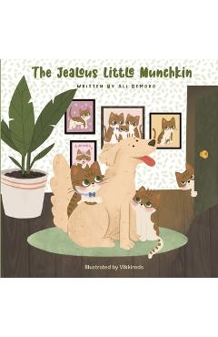 Coperta cărții 'The Jealous Little Munchkin - Ali Demoro'