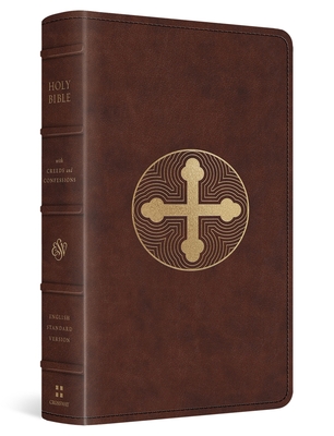 ESV Bible with Creeds and Confessions (Trutone, Brown, Cross Trefoil Design) - Chad Van Dixhoorn