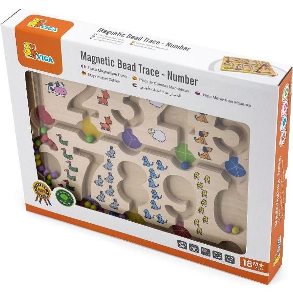 Puzzle. Labirint magnetic cu bile