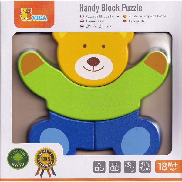 Puzzle din lemn: Ursulet