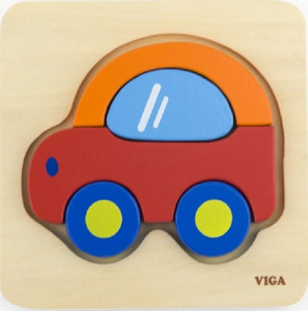 Puzzle din lemn: Masina