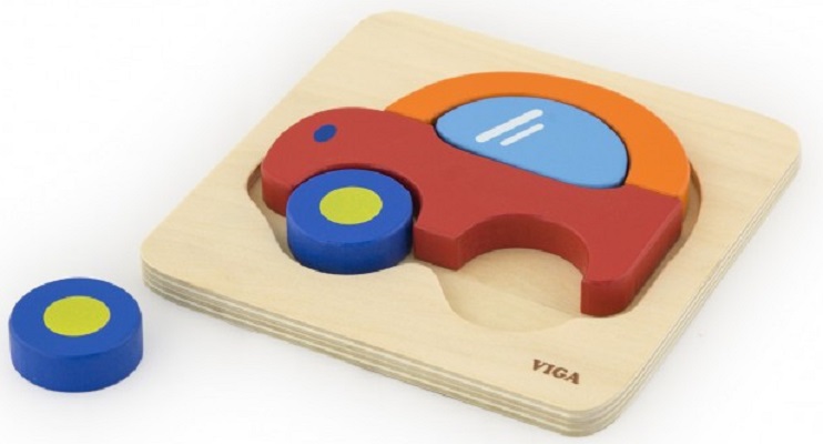 Puzzle din lemn: Masina
