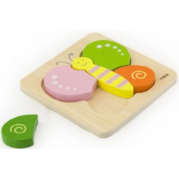 Puzzle din lemn: Fluturas