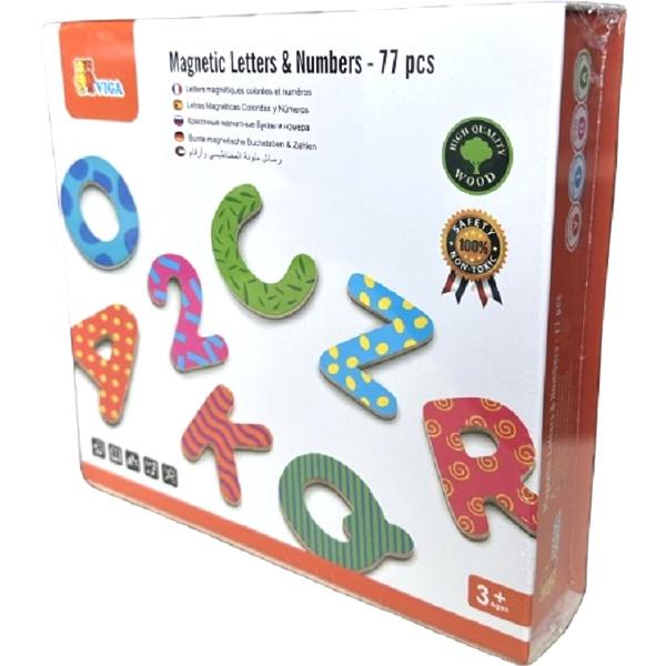 Set de litere si numere magnetice