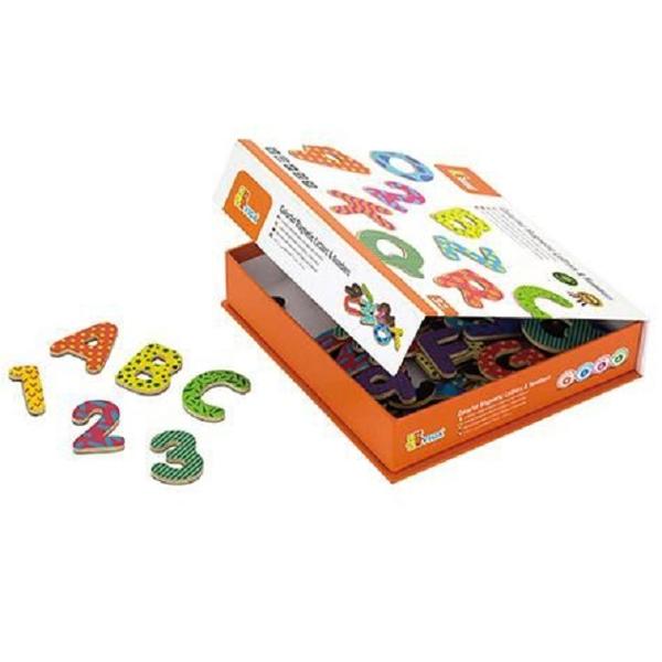Set de litere si numere magnetice