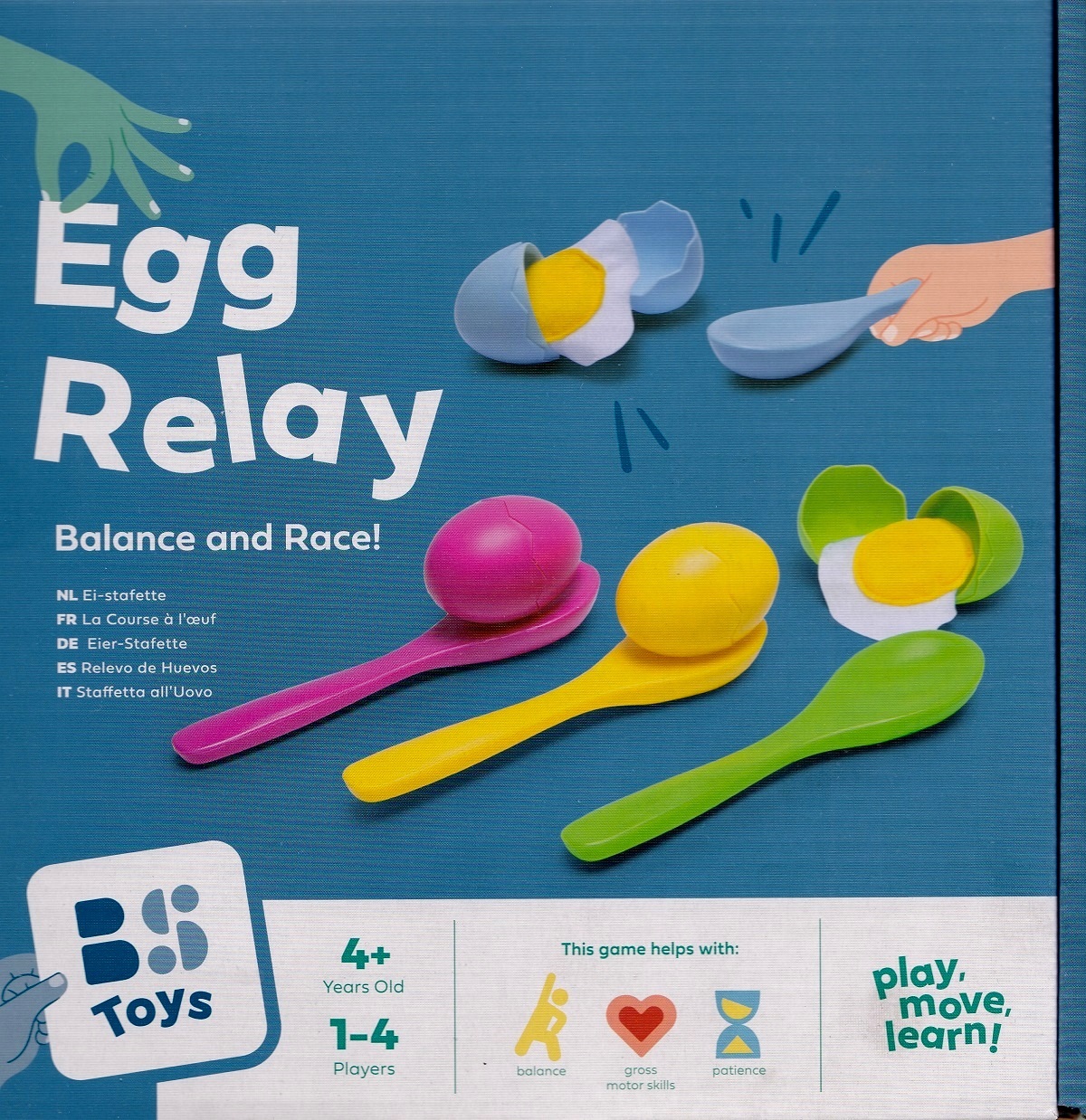 Joc de echilibru. Egg Party