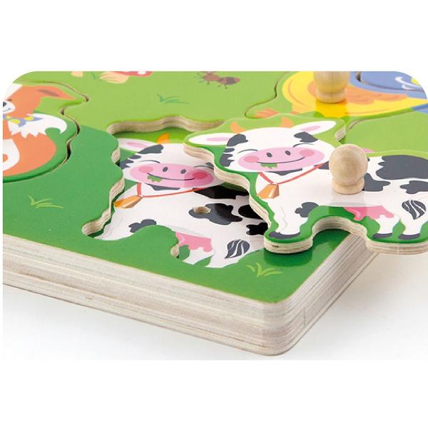Puzzle cu sunete: Animale