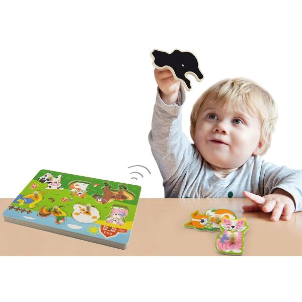 Puzzle cu sunete: Animale