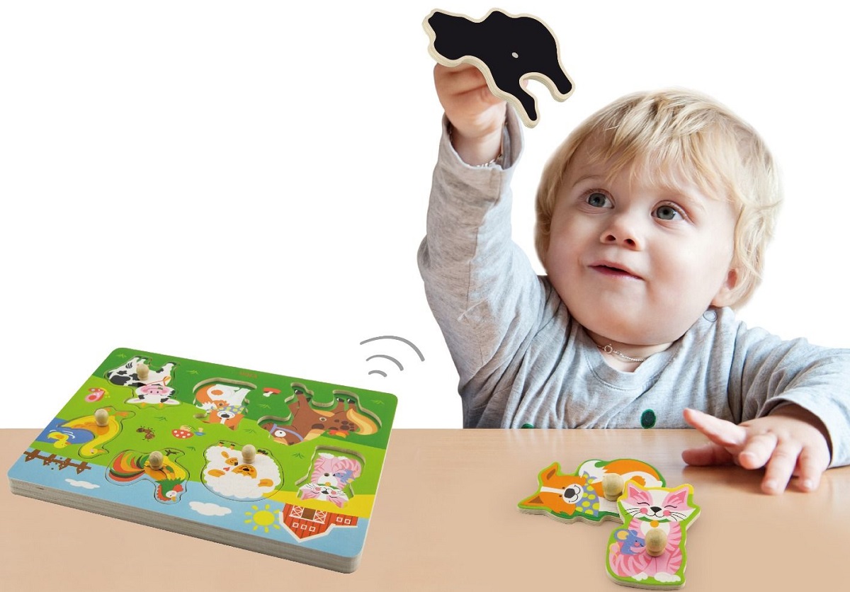Puzzle cu sunete: Animale