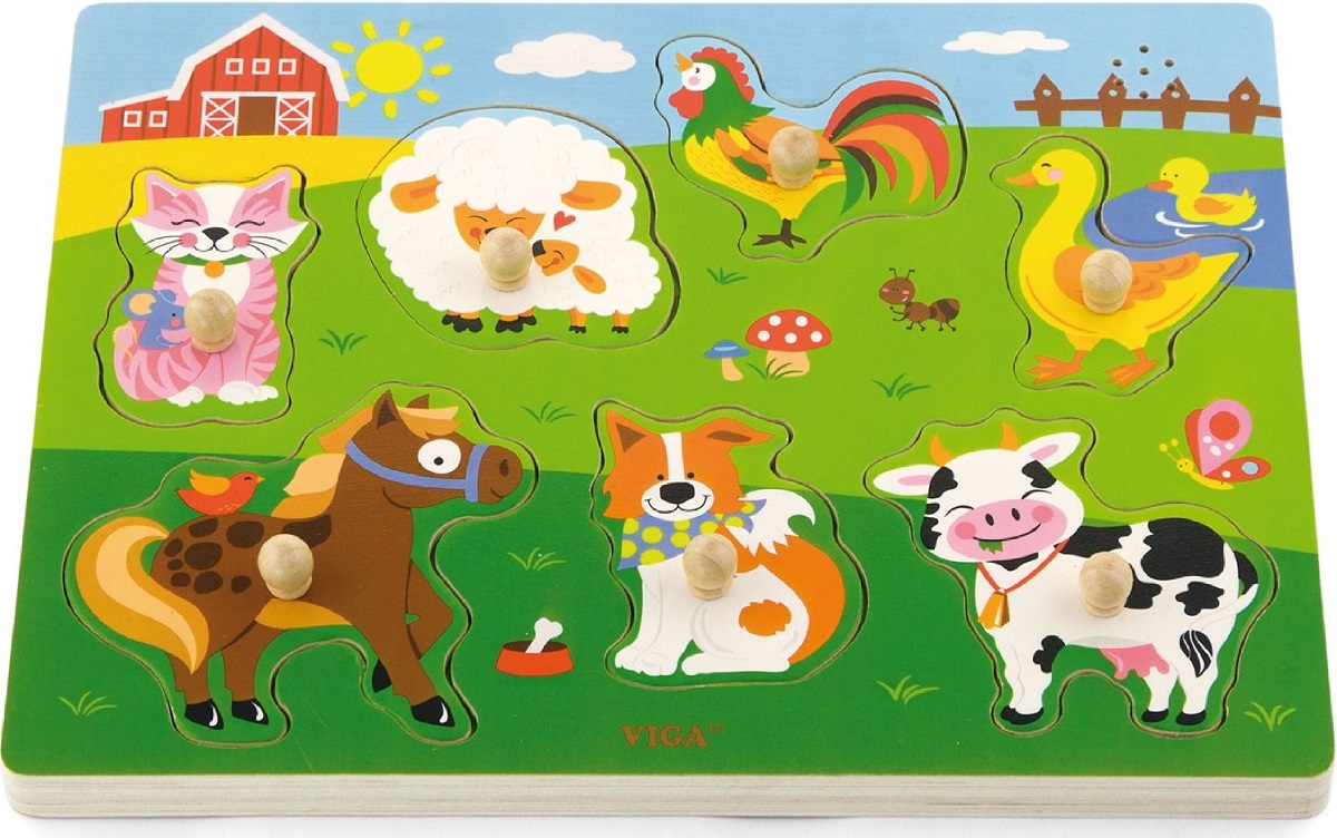 Puzzle cu sunete: Animale