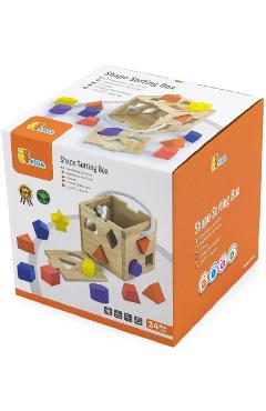 Imaginea produsului 'Cub sortator din lemn'