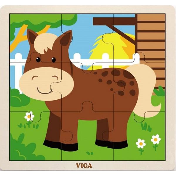 Puzzle din lemn: Calut