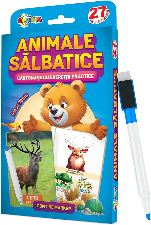 Animale salbatice. 27 de cartonase - Inesa Tautu