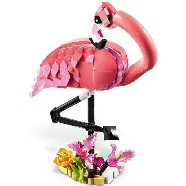 Lego Creator 3 in 1. Animale salbatice: Flamingo roz