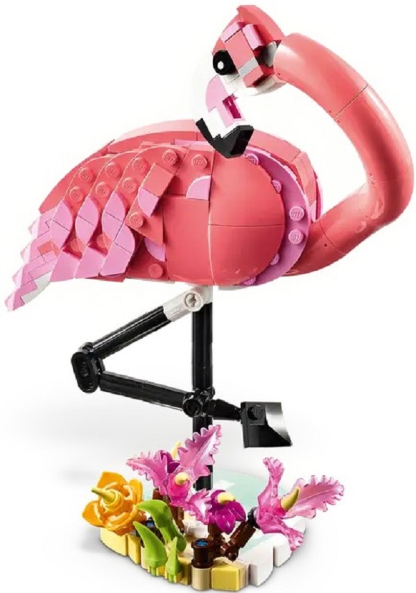 Lego Creator 3 in 1. Animale salbatice: Flamingo roz