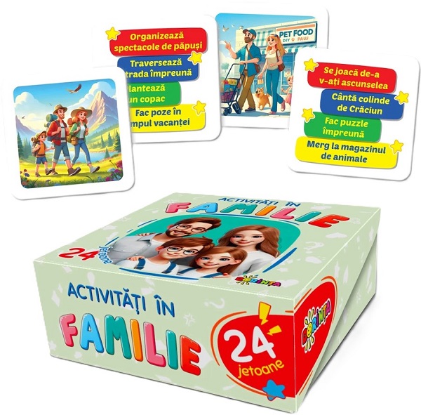 Activitati in familie. 24 jetoane