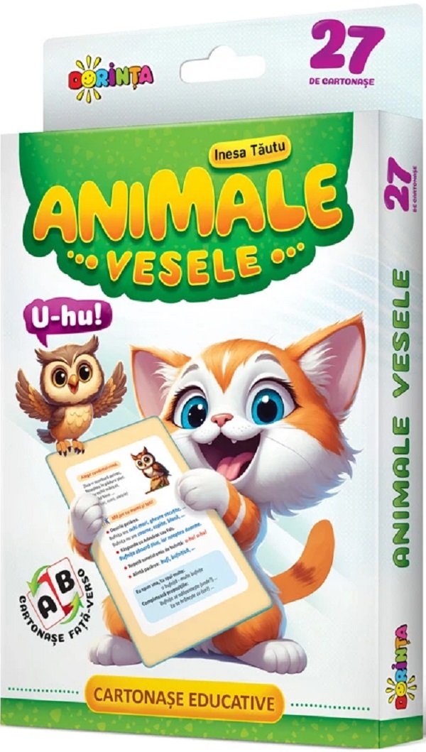 Animale vesele. 27 de cartonase - Inesa Tautu