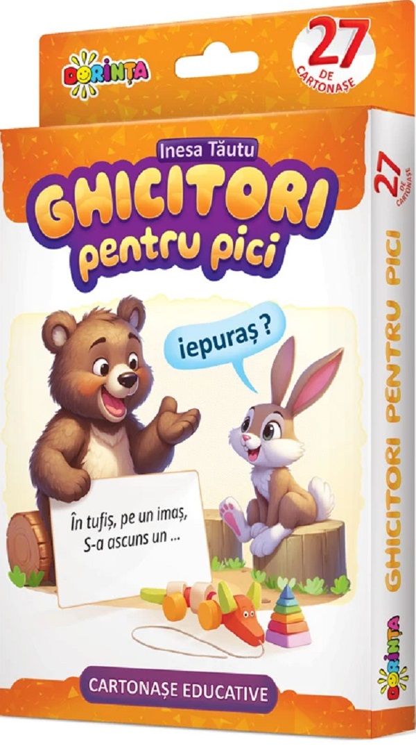 Ghicitori pentru pici. 27 de cartonase - Inesa Tautu