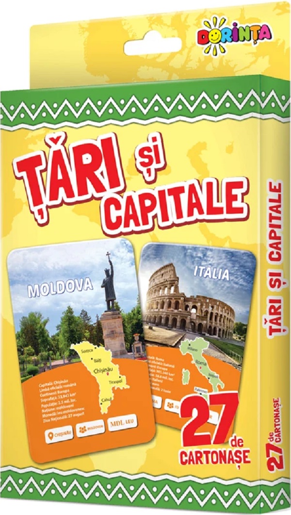 Tari si capitale. 27 de cartonase