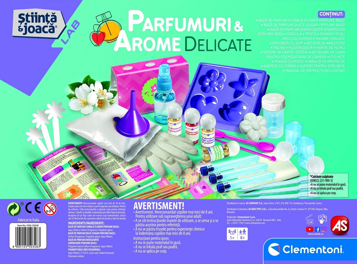 Stiinta si joaca: Parfumuri si arome delicate