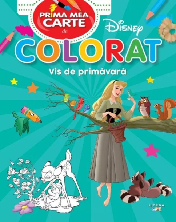 Prima mea carte de colorat. Vis de primavara