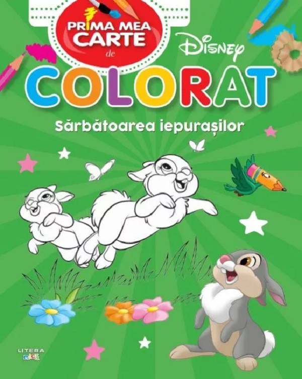 Prima mea carte de colorat. Sarbatoarea iepurasilor