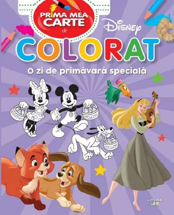 Prima mea carte de colorat. O zi de primavara speciala