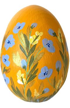 Imaginea produsului 'Ou lemn pictat: Galben'