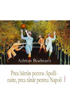 Coperta cărții 'Prea bătrân pentru-Apollinaire, prea tânăr pentru Napoli - Adrian Bodnaru'