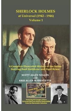 Coperta cărții 'Sherlock Holmes at Universal (1942-1946) Volume 1 - Scott Allen Nollen'
