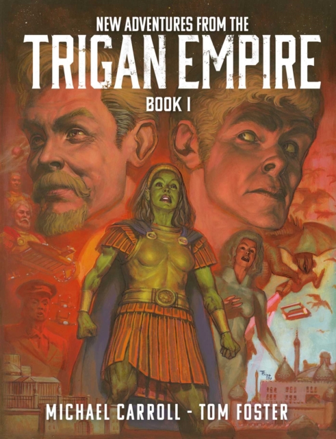 Coperta cărții 'New Adventures from the Trigan Empire - Book One - Michael Carroll'