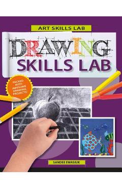 Coperta cărții 'Drawing Skills Lab - Sandee Ewasiuk'
