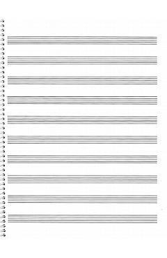 Coperta cărții '74. Spiral Book: 10-Stave: Passantino Manuscript Paper -'
