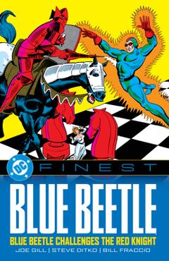 Coperta cărții 'DC Finest: Blue Beetle: Blue Beetle Challenges the Red Knight -'