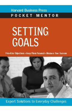 Coperta cărții 'Setting Goals - Harvard Business Review'