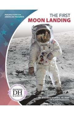 Coperta cărții 'The First Moon Landing - Duchess Harris'