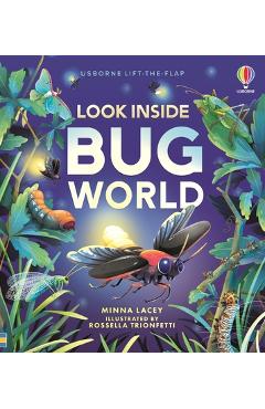 Coperta cărții 'Look Inside Bug World - Minna Lacey'