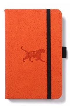 Coperta cărții 'Dingbats* Wildlife A6 Pocket Orange Tiger Notebook - Squared -'