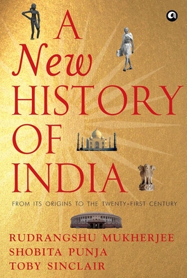 Coperta cărții 'A New History of India: From Its Origins to the Twenty-First Century - Rudrangshu Mukherjee'