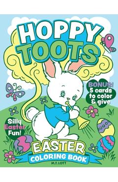 Coperta cărții 'Hoppy Toots Easter Coloring Book - M. T. Lott'