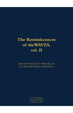 Coperta cărții 'The Reminiscences of the Waves, Vol. II - John T. Mason'