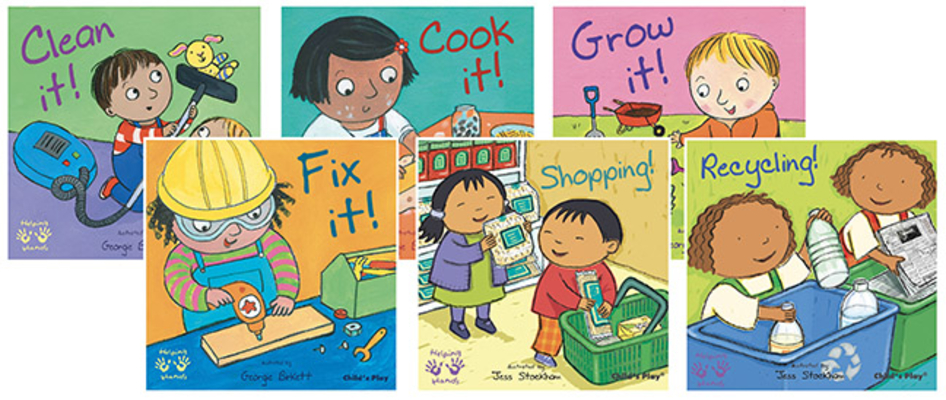 Helping Hands Board Book Set of 6 - Jess Stockham